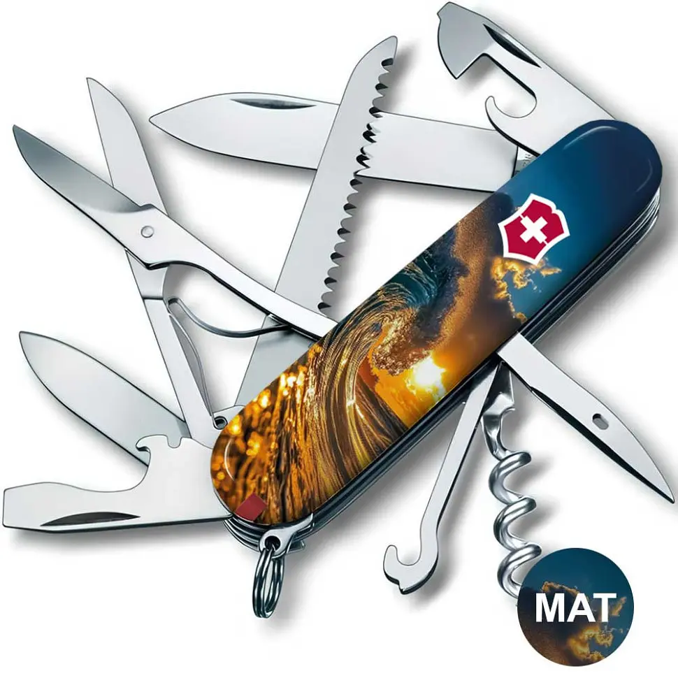 Складаний ніж Victorinox HUNTSMAN DESIGN Сонячна хвиля - фото 2