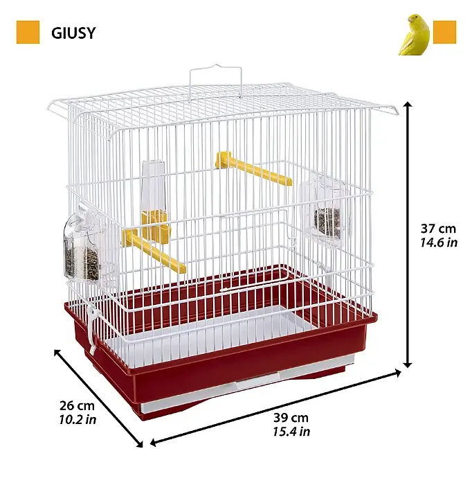 Клітка для канарок та маленьких птахів Ferplast Giusy 39х26х37 см 52008514 - фото 2