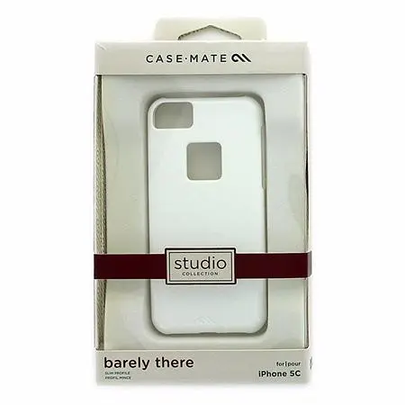 Чохол протиударний Case-Mate Barely There для iPhone 5C White - фото 3