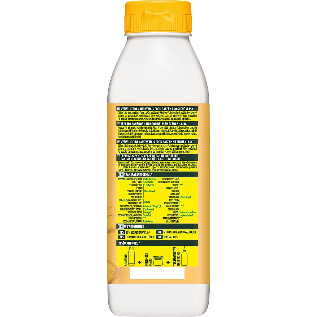 Бальзам-ополіскувач Garnier Fructis Hair Food Banana для дуже сухого волосся 350 мл - фото 9