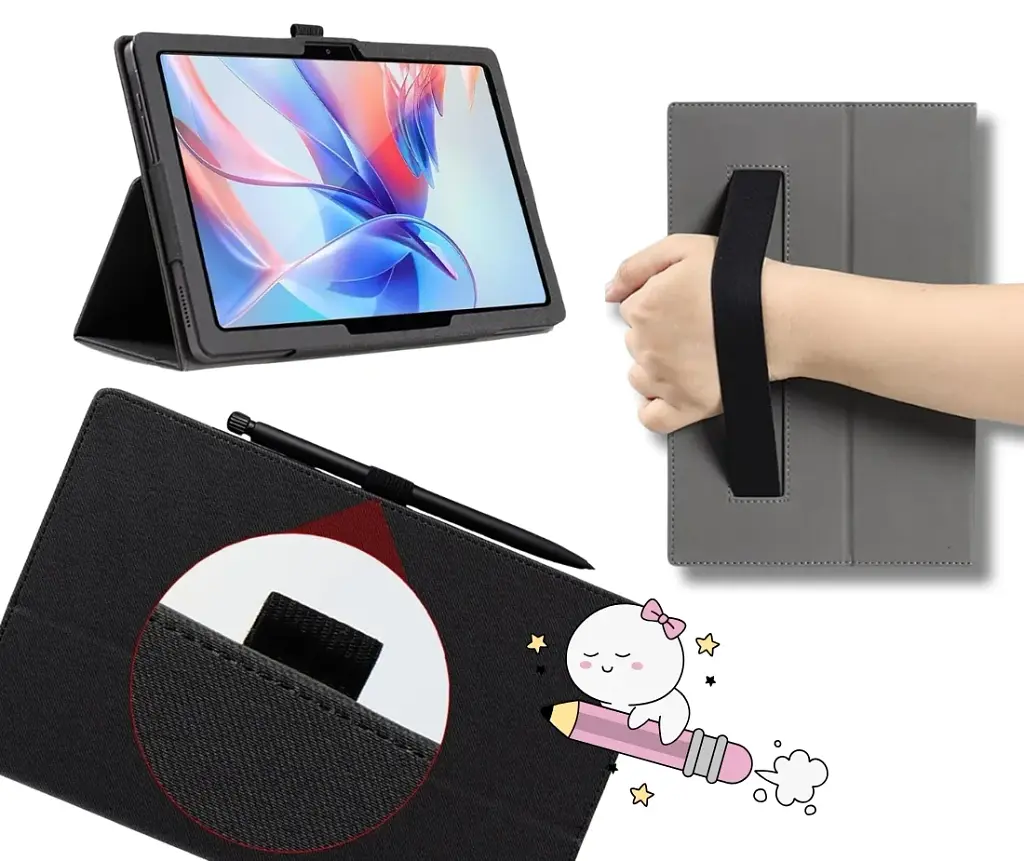 Чохол до планшета BeCover Slimbook Oscal Pad 60 10.1" Black (715127) - фото 5