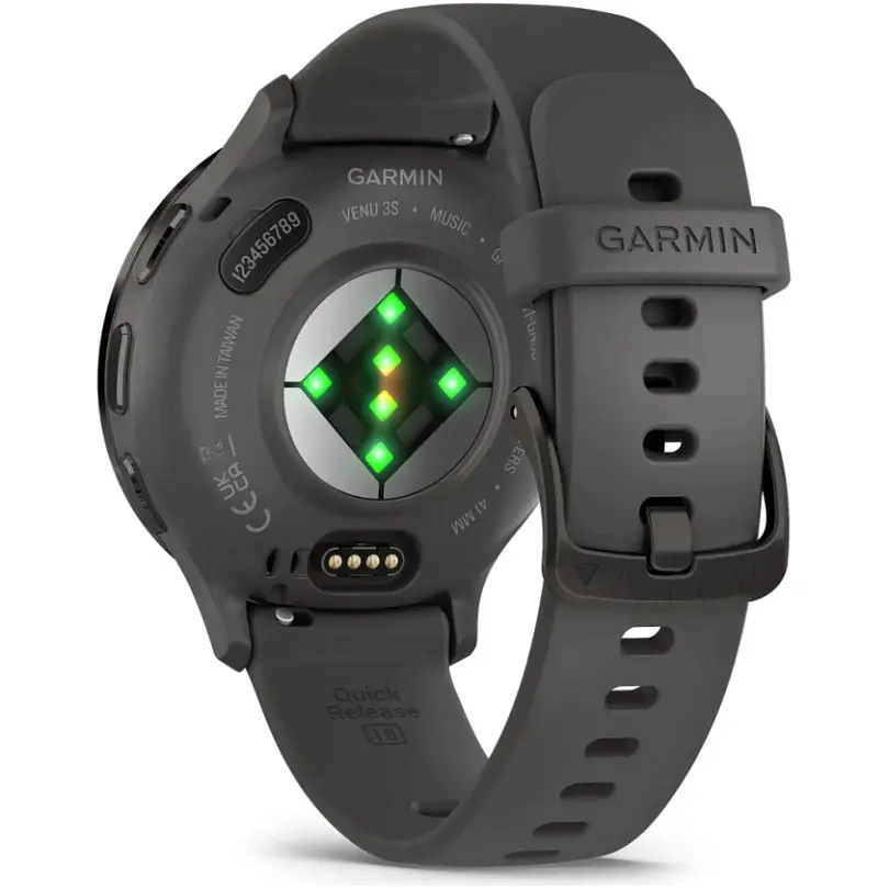 Смарт-годинник Garmin Venu 3S Slate Stainless Steel Bezel with Pebble Gray Case and Silicone Band [010-02785-00/50] [111834] - фото 3