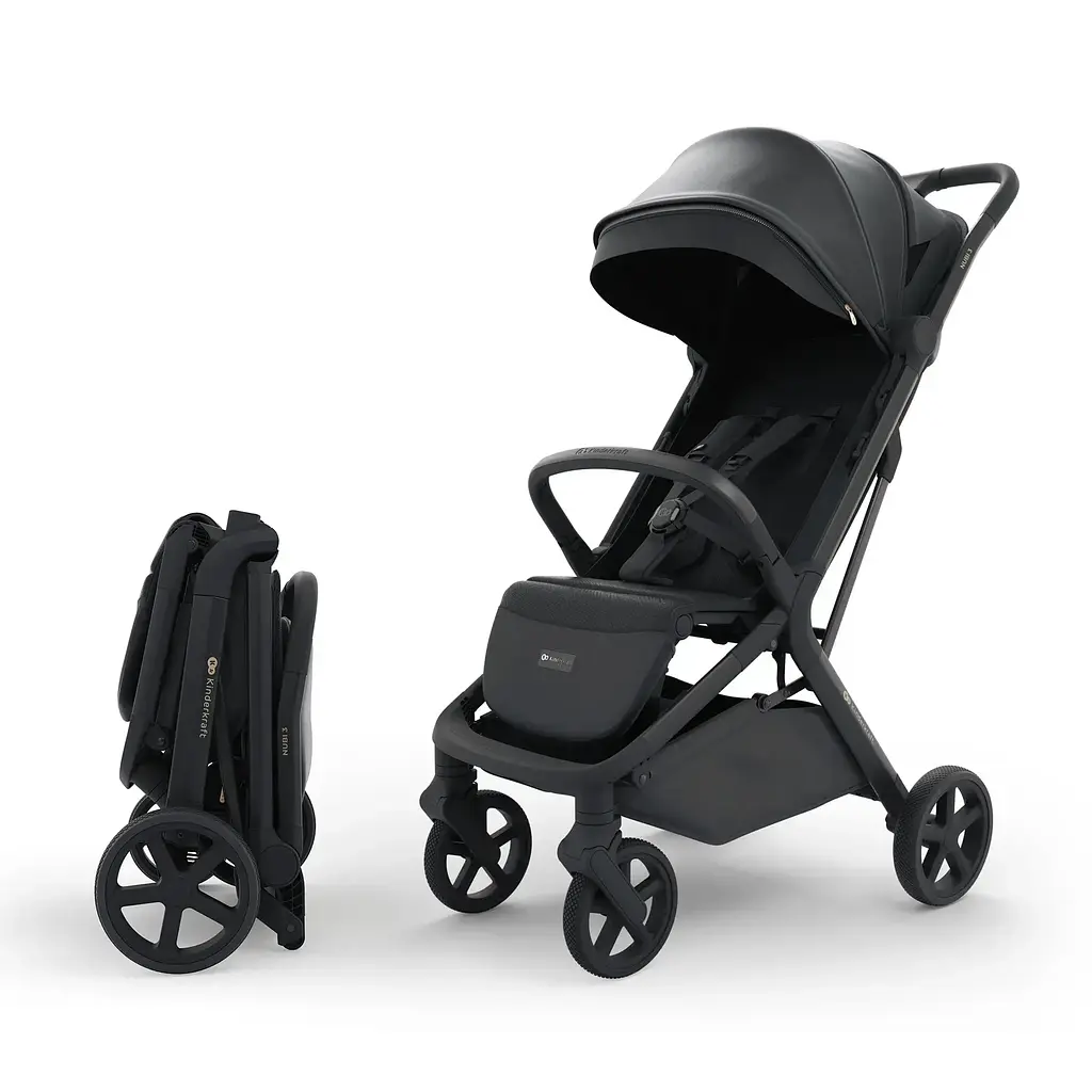 Прогулянкова коляска Kinderkraft Nubi 3 Midnight Black (KSNUBI03BLK0000) - фото 5