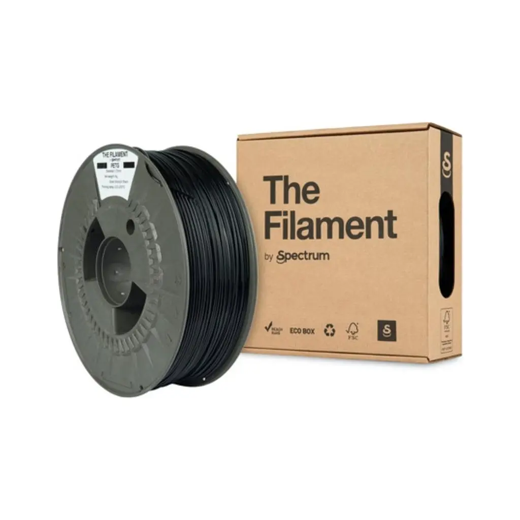Пластик для 3D-принтера The Filament PETG 1.75 мм MIDNIGHT BLACK 1 кг (TF-24015) - фото 3