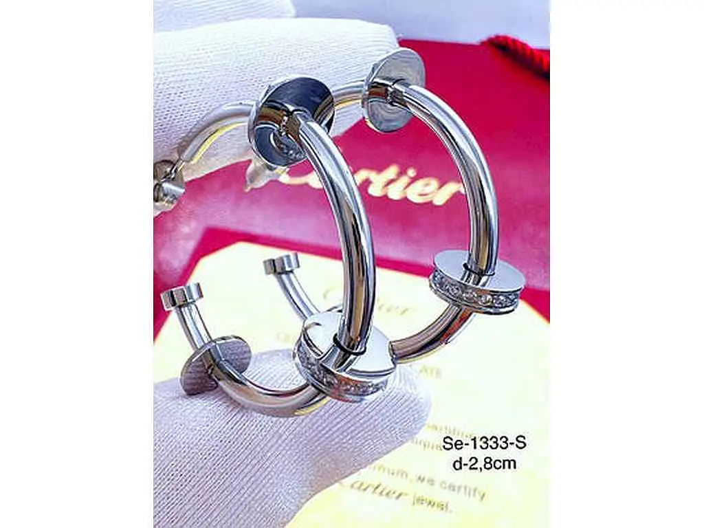 Сережки Stainlees Steel 1 333 - фото 2