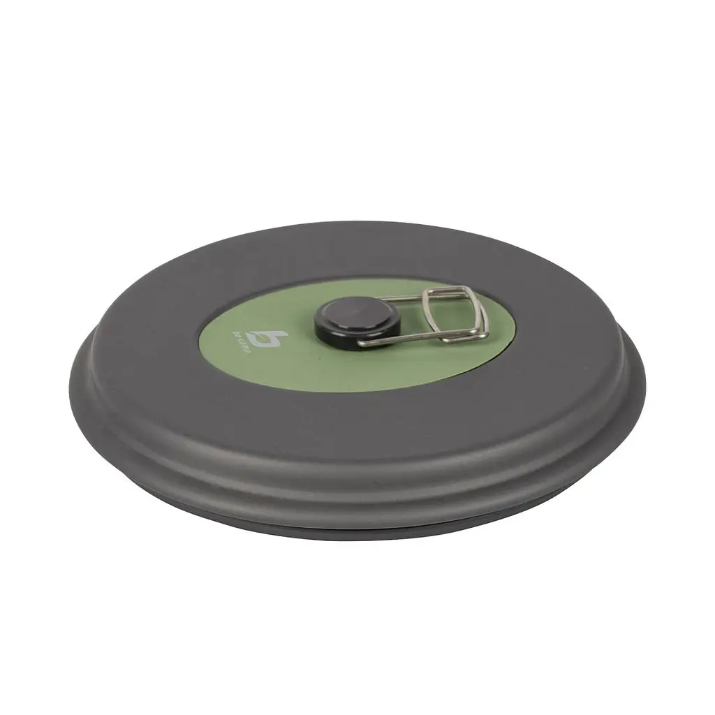 Набір посуду Bo-Camp Explorer 4 Pieces Hard Anodized Grey/Green (2200244) - фото 5