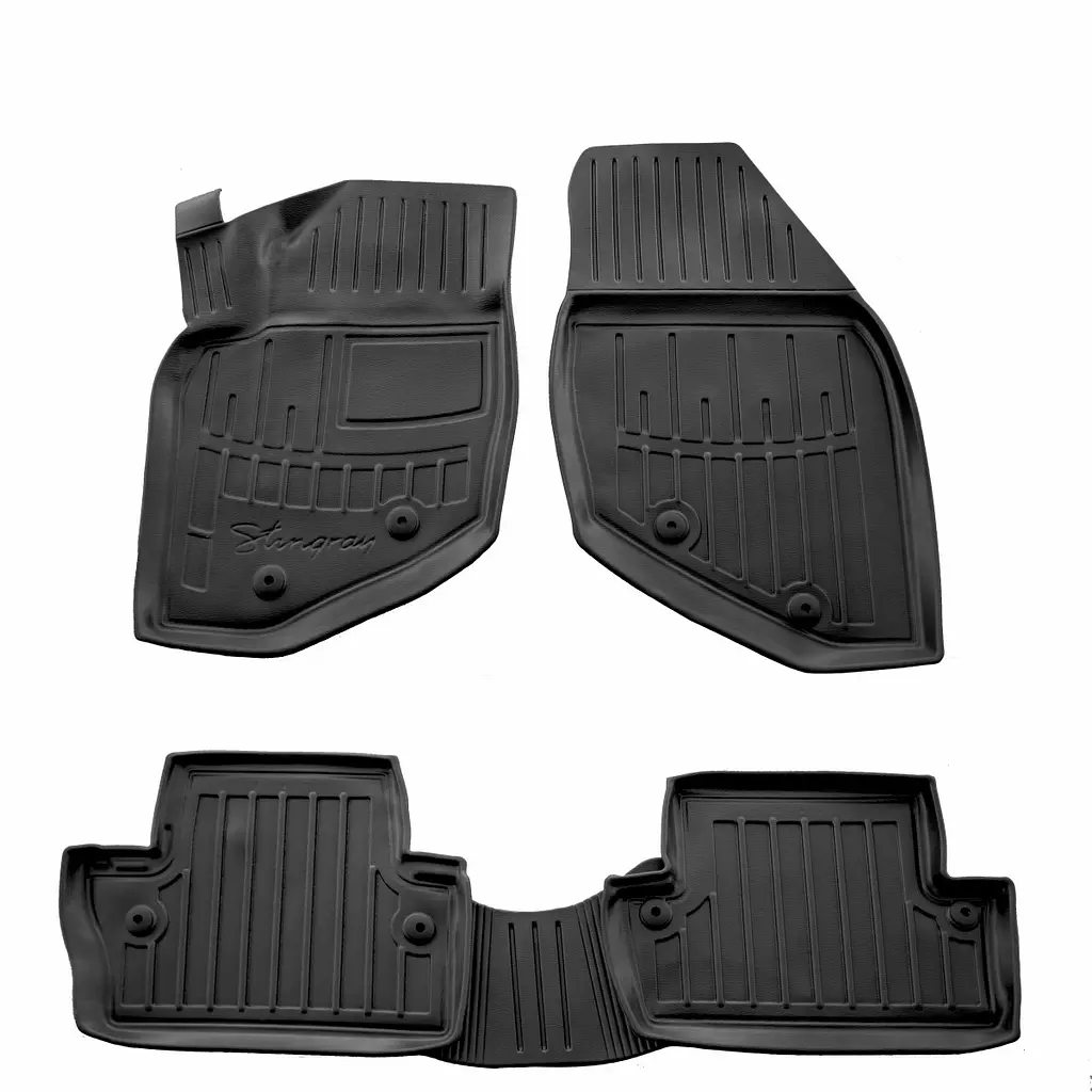 Автомобільні 3D килимки в салон для Volvo S60 I 2001-2009 Високий борт