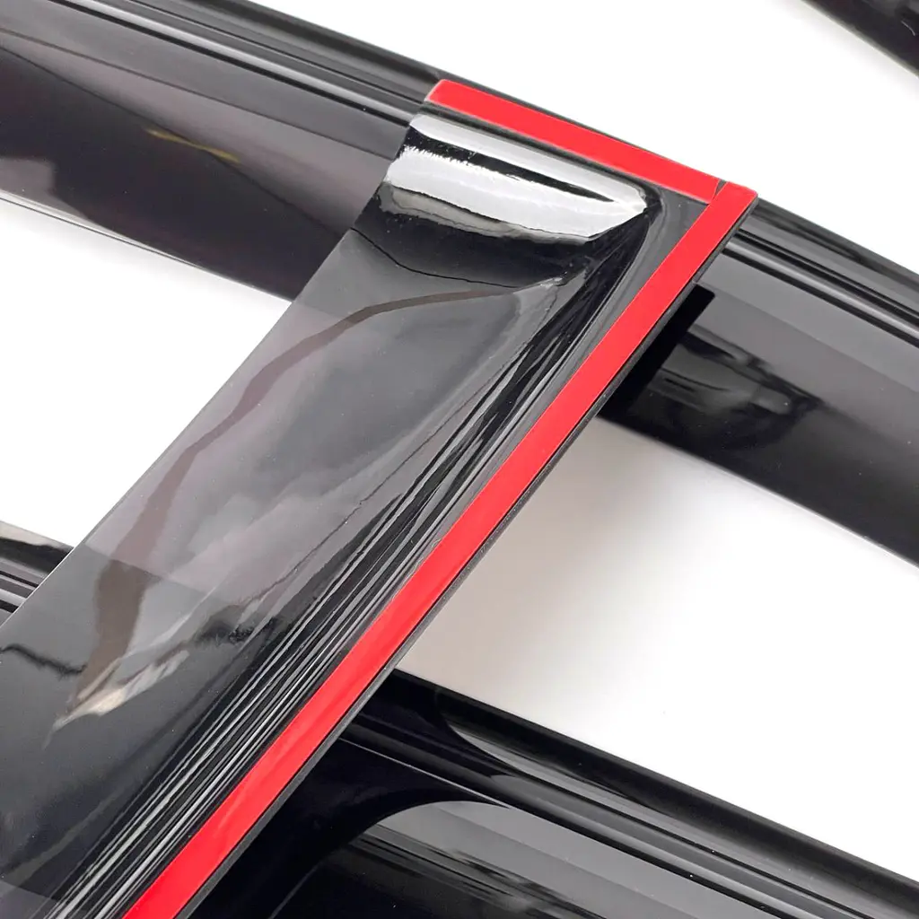 Дефлектори вікон ветровики для Peugeot Partner II 2008-2018 Скотч 3M 2 шт Voron Glass - фото 3