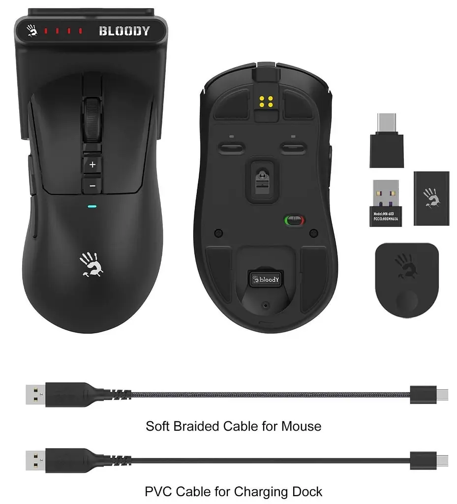 Мышь Bloody A4Tech R73 Ultra Duo Black (R73 Ultra Duo (Black)) - фото 12