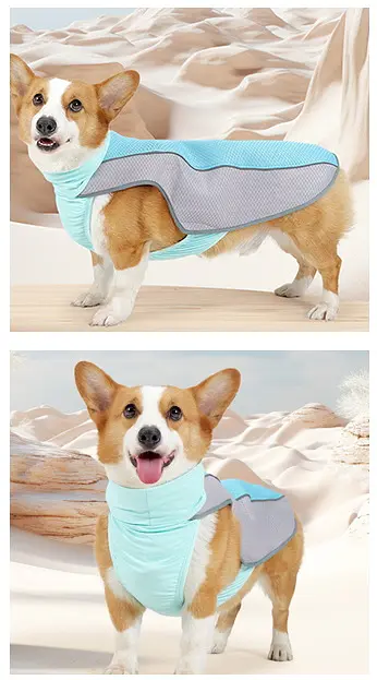 Літній охолоджувальний жилет для собак Derby Summer Dog Cooling Vest PA0355-1 Blue, M - фото 3
