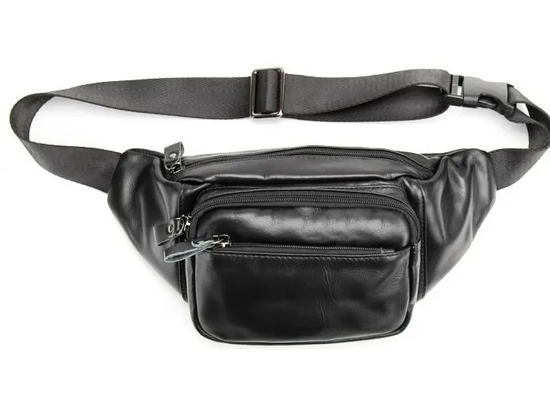 Сумка на пояс, бананка з натуральної шкіри TIDING BAG sum0027083 - фото 4