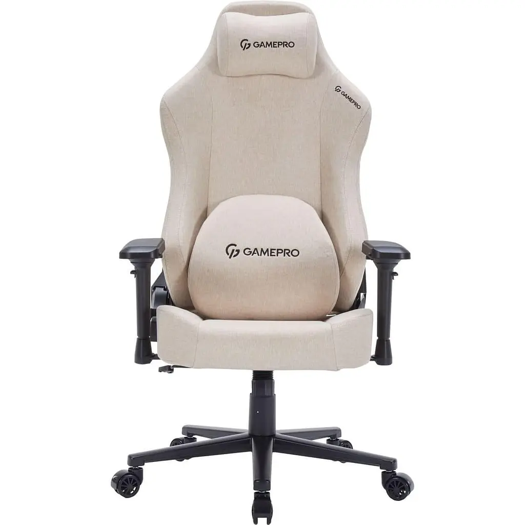 Ігрове крісло GamePro FGC750G Fabric Beige (FGC750G) - фото 2