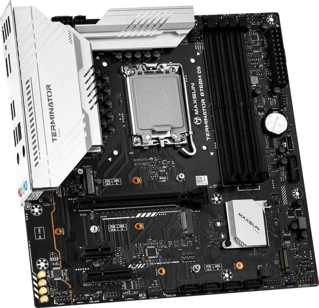 Материнская плата Maxsun Terminator B760M D5 (MS-TERMINATOR B760M D5) (Socket 1700, Intel B760, Micro-ATX) - фото 2