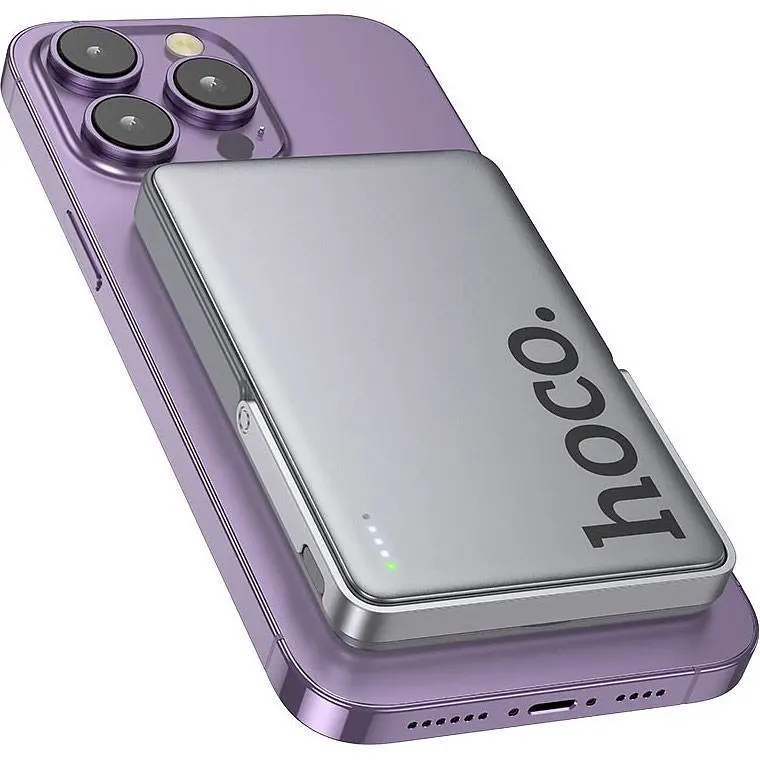 Внешний аккумулятор Hoco Q36 Sunlight MagSafe 5000mAh 20W Gray (644884) [161350] - фото 5