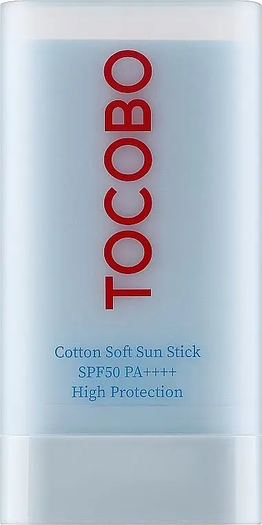 Сонцезахисний стік для обличчя TOCOBO Cotton Soft Sun Stick SPF50+ PA++++ 19 г