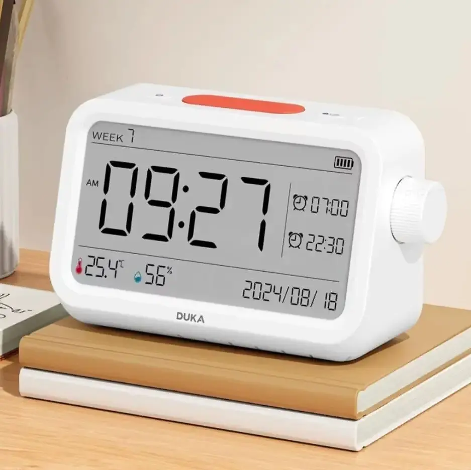 Домашня метеостанція - годинник - термометр гігрометр ATuMan MT2 Multifunctional Thermohygrometer Alarm Clock - фото 2