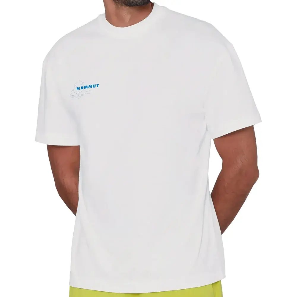 Футболка Mammut BaseRelaxed T-Shirt Glacier L white - фото 2