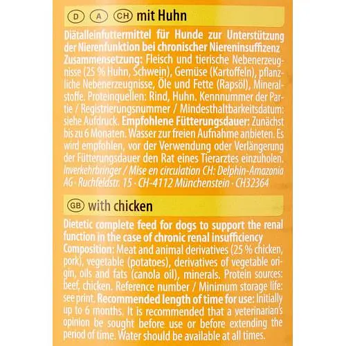 Вологий ветеринарний корм для собак Integra Protect Renal with Chicken моно курка, при захворюваннях нирок, 400 г - фото 4