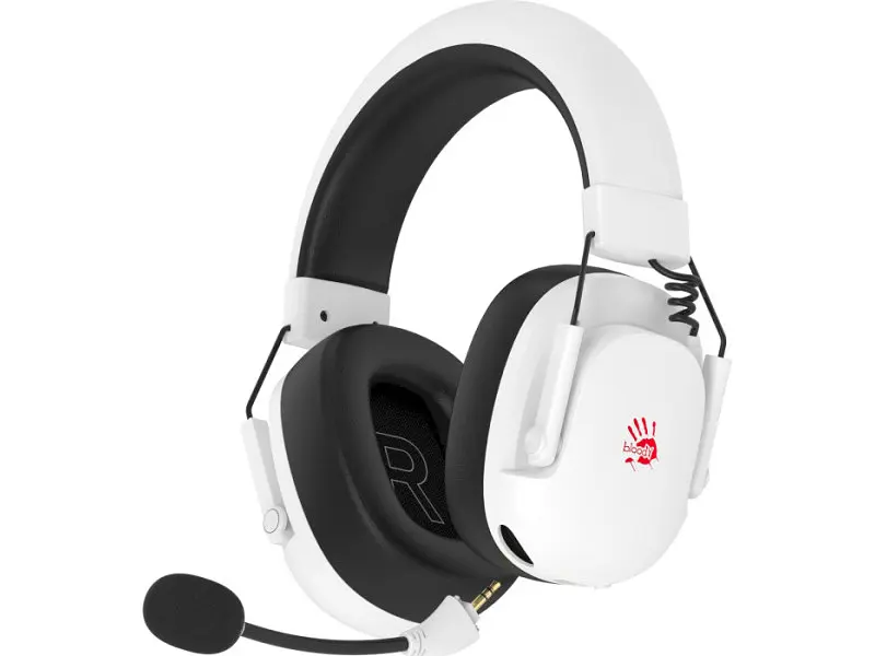 Навушники з мікрофоном A4Tech Bloody GR585 White - фото 6