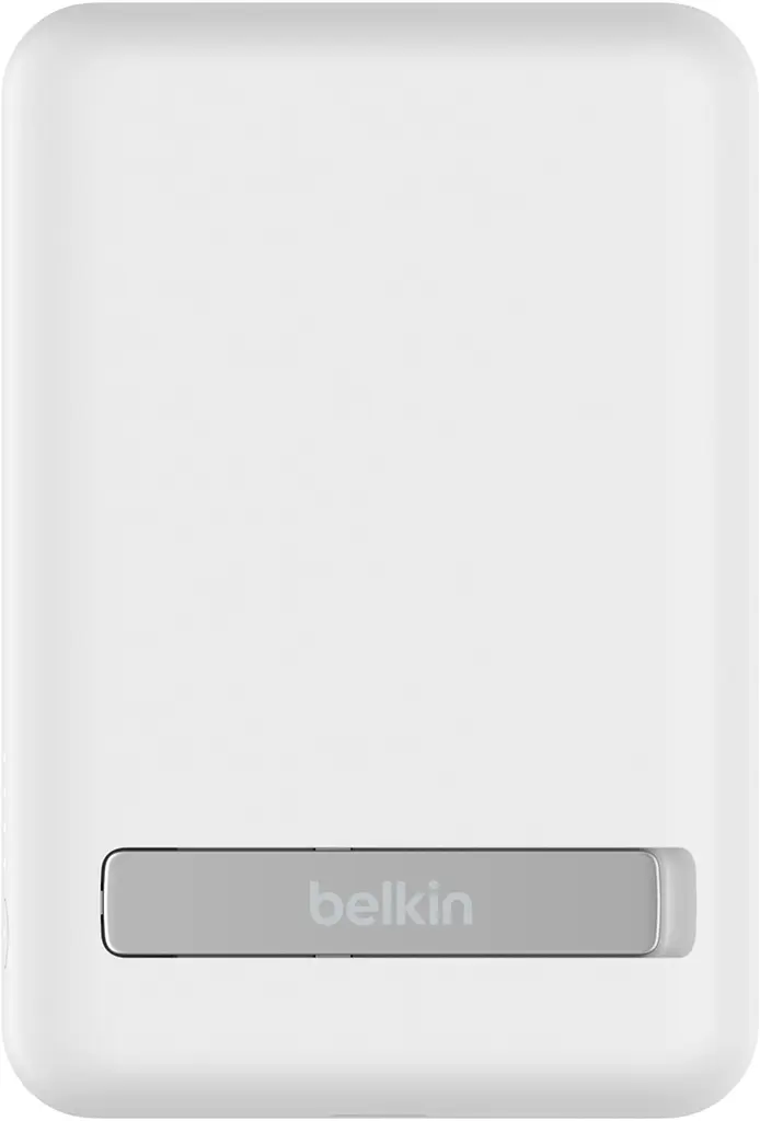 Портативний акумулятор із бездротовим заряджанням BPD004BTWT Power Bank Belkin Magnetic 5000 White - фото 2