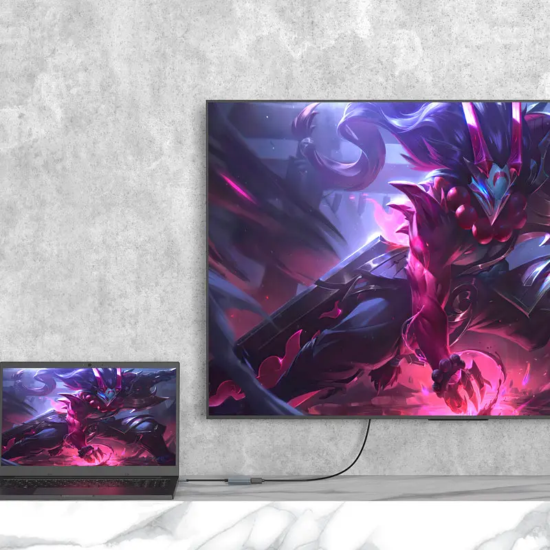 Конвертор USB Hub Kakusiga KSC-750 Type-C на USB 3.0 HDMI Type-C PD - фото 7