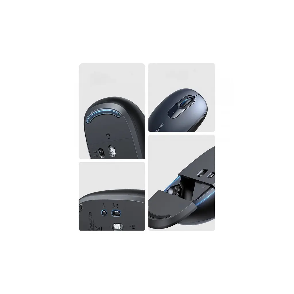 Мишка Ugreen MU105 Wireless Deep Blue (90550) - фото 7