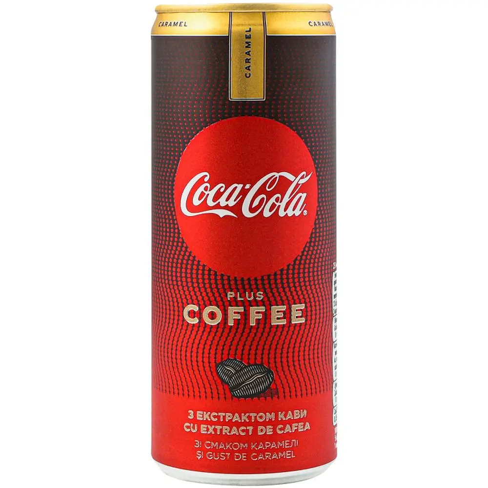 Напій Coca-Cola Plus Coffee Caramel 0.25 л (820207) - фото 3