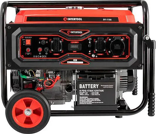 Генератор бензиновий Intertool DT-1156 [94450] - фото 4