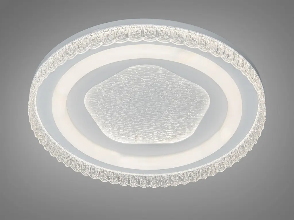 Стельова LED люстра в коридор Diasha WG5156/B WH, Ø48 см, 85 W - фото 2