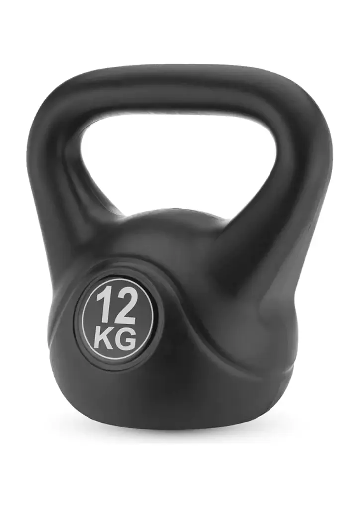 Гиря вінілова Gymtek 12кг чорний - фото 5