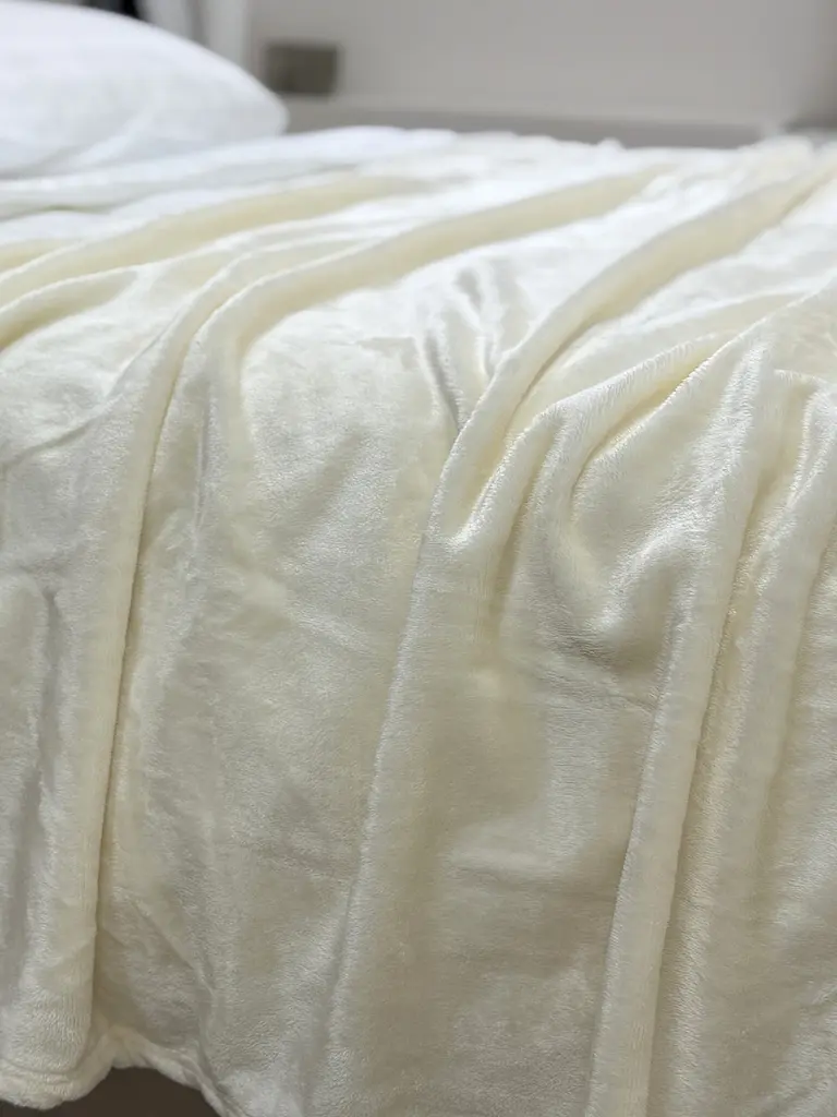 Плед Ecotton 200х220 см Well Soft світло-молочний (11-9608 Coconut milk) (24921) - фото 2