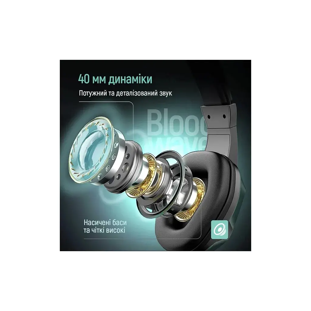 Навушники ColorWay Bloodwave LED Black (CW-HPG01BK) - фото 6