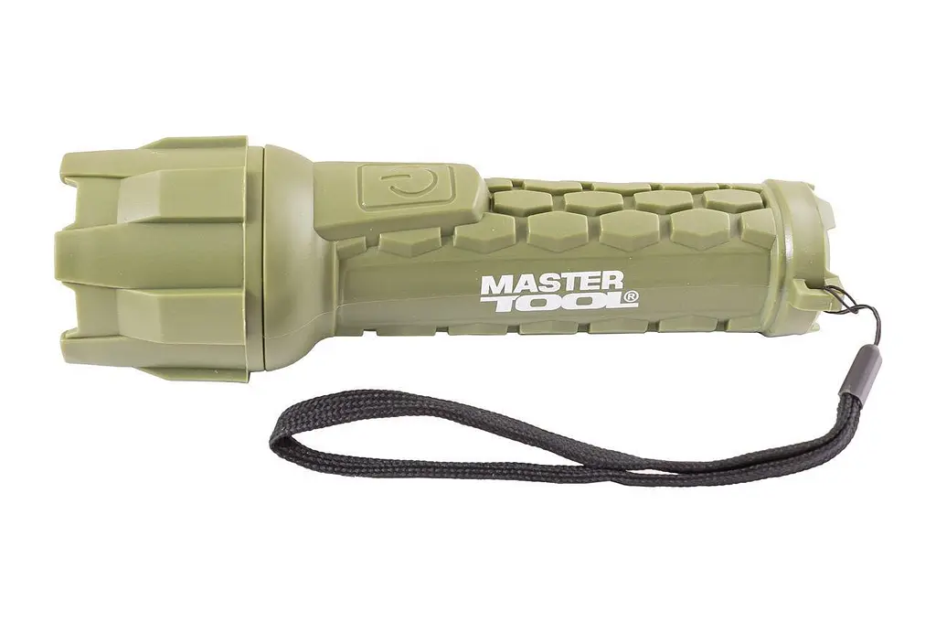 Фонарь ручной водонепроницаемый на батарейках Mastertool 94-0802 1LED x 1 Вт - фото 5