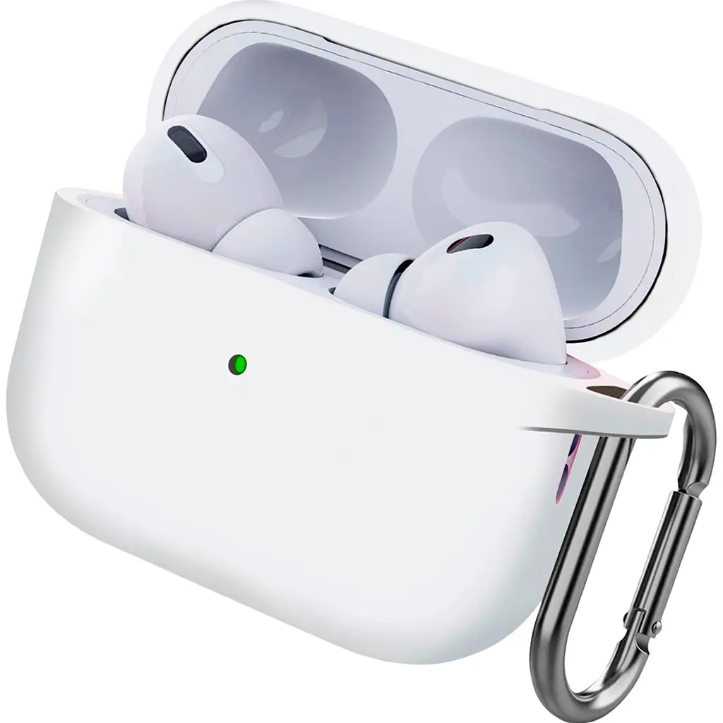 Чехол для наушников ArmorStandart Hang Silicone Case для AirPods Pro 2 White [ARM68586] [105600] - фото 2