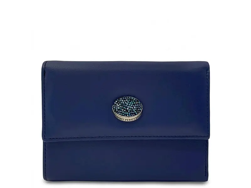 Жіночий гаманець Swarovski 500N Синій 13,5x10 см TONY PEROTTI acs0032628
