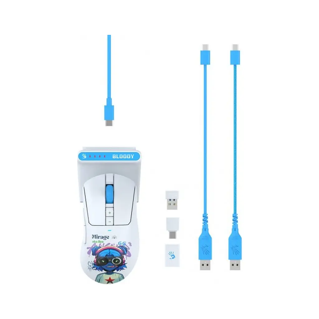 Мишка A4Tech Bloody R73 Ultra Duo Wireless Nyx Mirage (4711421002363) - фото 5
