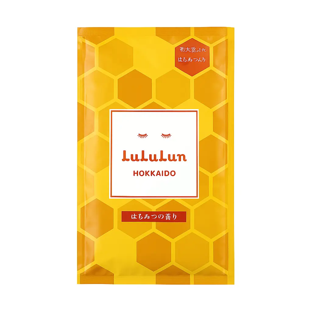 LULULUN Premium Face Mask Hokkaido Honey відновлююча маска з натуральним медом, 1 шт х 5 уп - фото 2