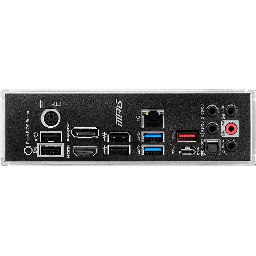 Материнская плата MSI AM4 (B550) MPG B550 Gaming PLUS, B550, 4xDDR4, CrossFire, Int.Video (CPU), 6xSATA3, 2xM.2, 1xPCI-E 16x 4.0, 1xPCI-E 16x 3.0, 2xPCI-E 1x 3.0, ALC892, RTL8111H, 7xUSB3.2/8xUSB2.0, HDMI/DP, ATX - фото 5