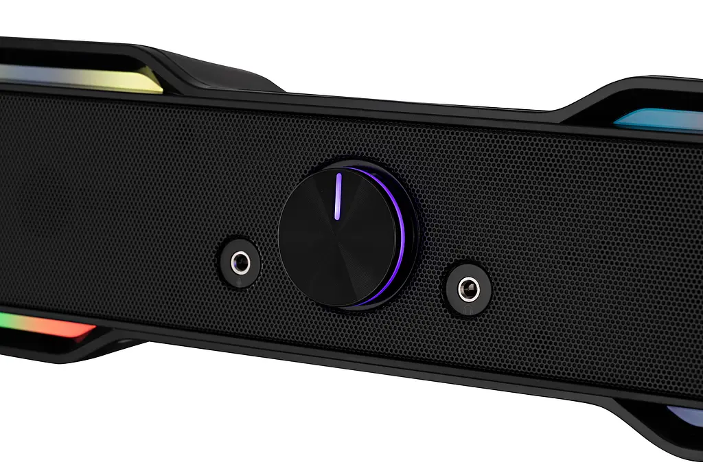 2E Акустична система (саундбар) PCS101 RGB 2.0 USB Black - фото 3