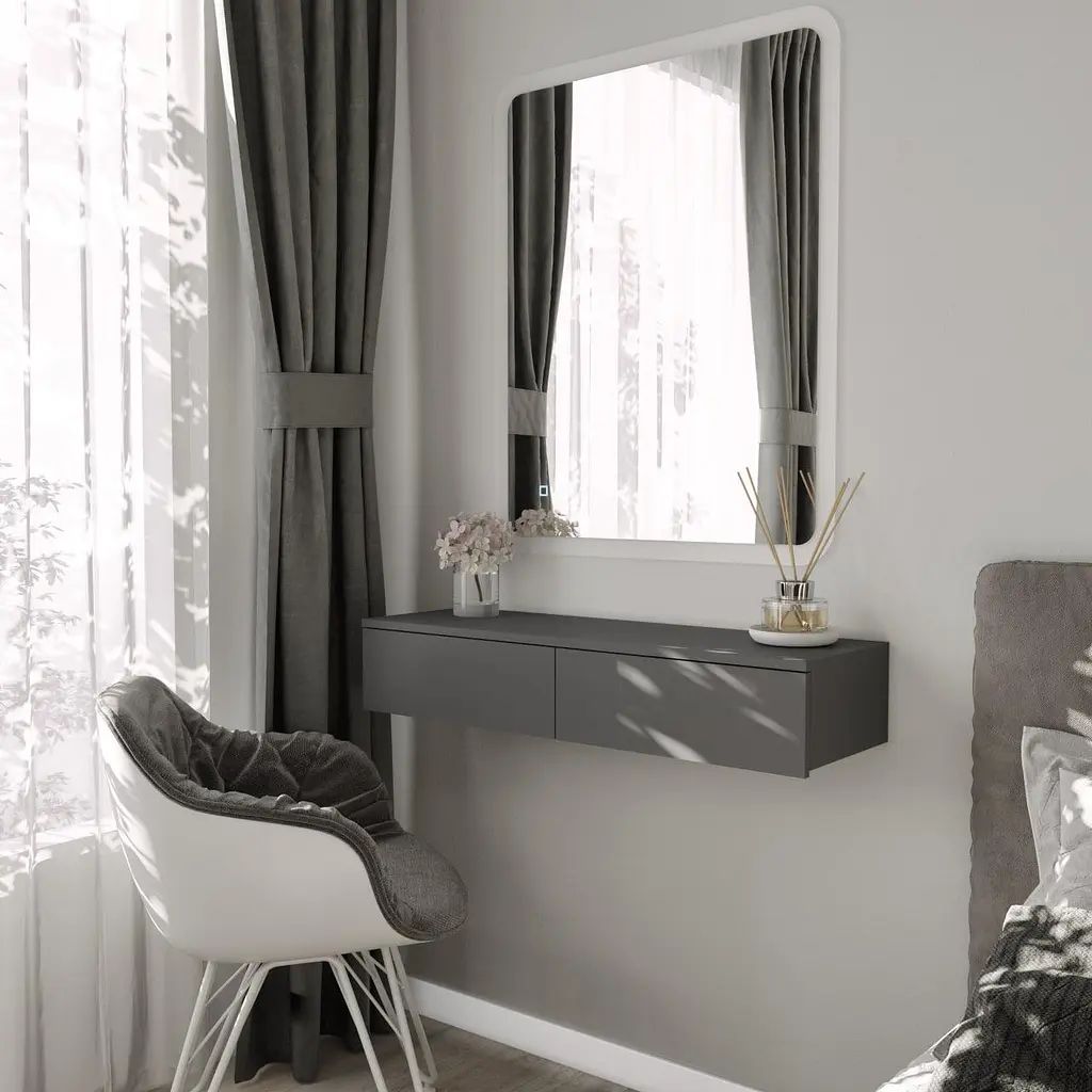 Підвісний туалетний стіл для макіяжу з двома висувними шухлядами FT-226 - фото 3