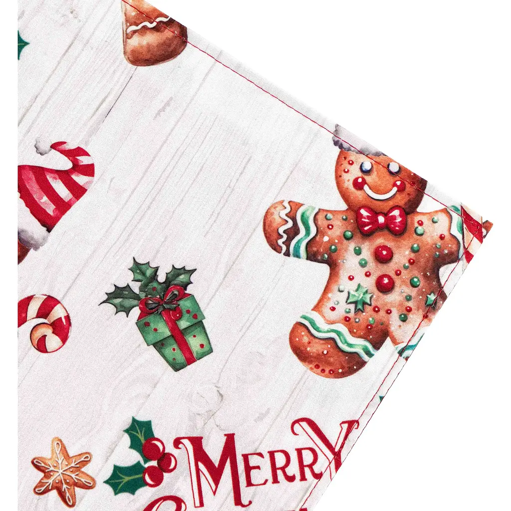 Ранер Ardesto Christmas Gingerbread 33 x 137 см червоний (ART01HCG) - фото 4