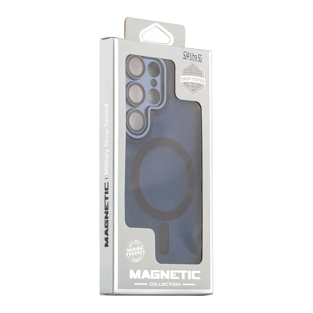 Чохол-накладка Magnetic Camera Lens with Magsafe Samsung Galaxy S23+ 5G Dark Blue (35226_3345442) - фото 2
