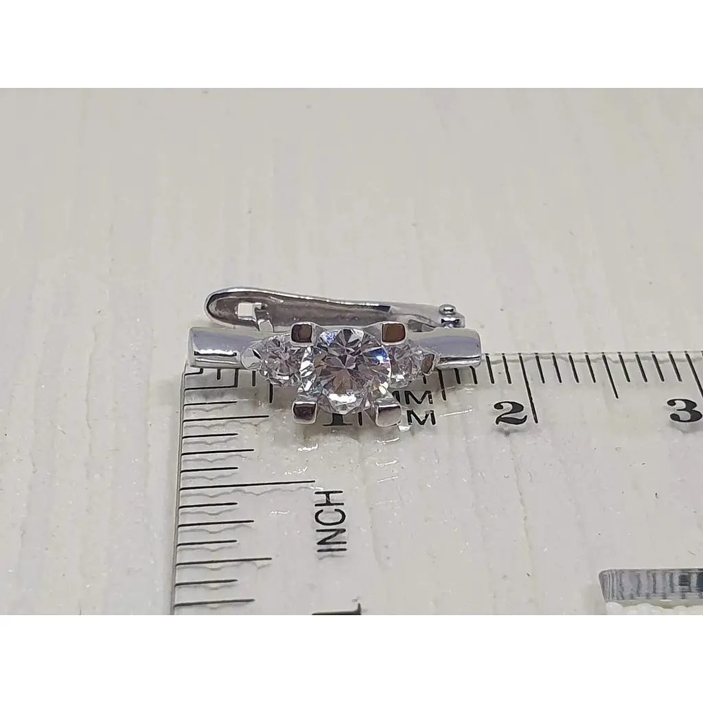 Серебряные серьги Qvaliz с фианитами. 90201007 - фото 4