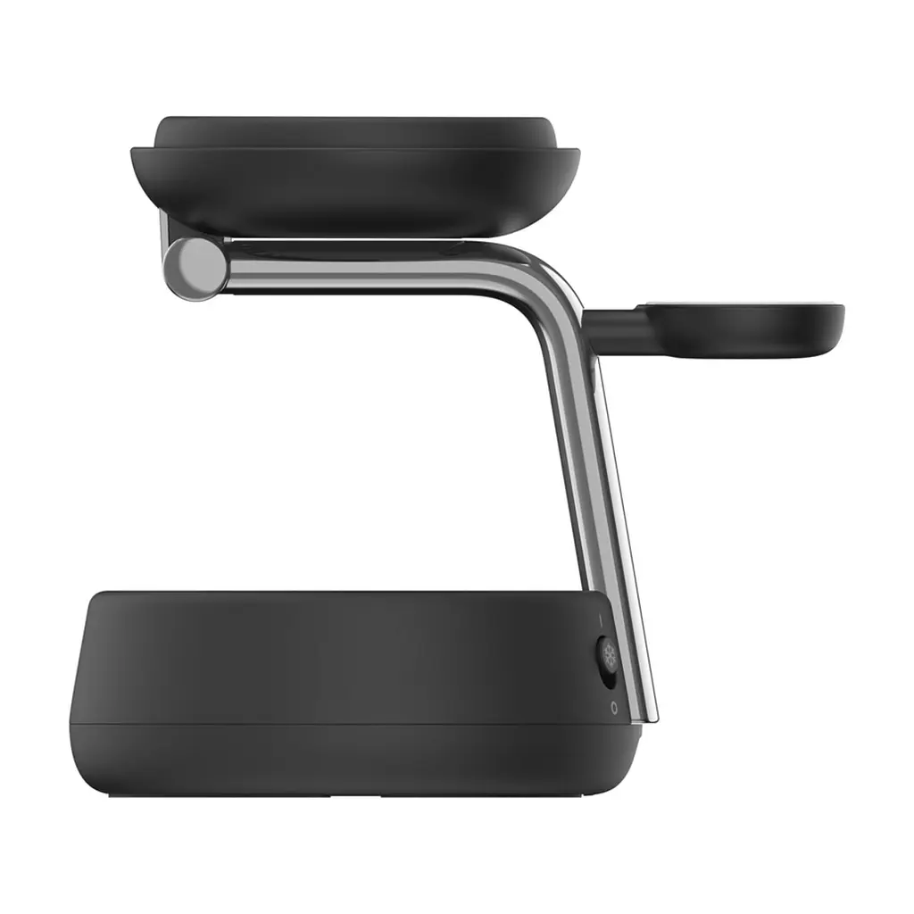 Зарядний пристрій Belkin UltraCharge Pro Wireless 3-in-1 25W charcoal (WIZ040KQCH) - фото 3