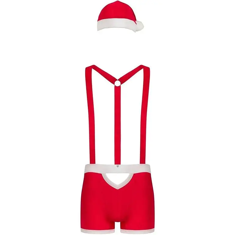 Чоловічий еротичний костюм Obsessive Санта-Клауса Obsessive Mr Claus S/M - фото 5