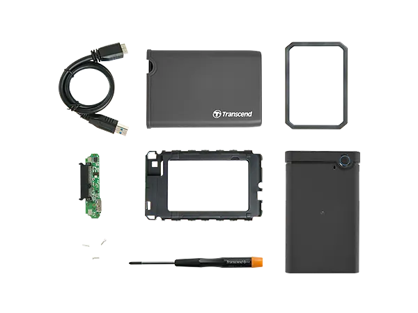 Зовнішня кишеня для HDD/SSD Transcend StoreJet 25CK3 2.5` SATA to USB 3.0 Rubber (TS0GSJ25CK3) [69861] - фото 6