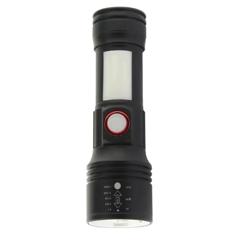 Ліхтар Quantum Adept 10W LED zoom + COB з USB (QM-FL1031) - фото 3