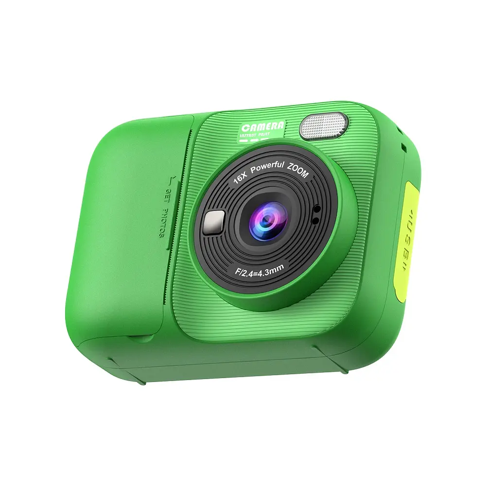 Дитячий фотоапарат Instant Print Camera P97 з миттєвим термодруком та Full HD відео (Синій) - фото 6