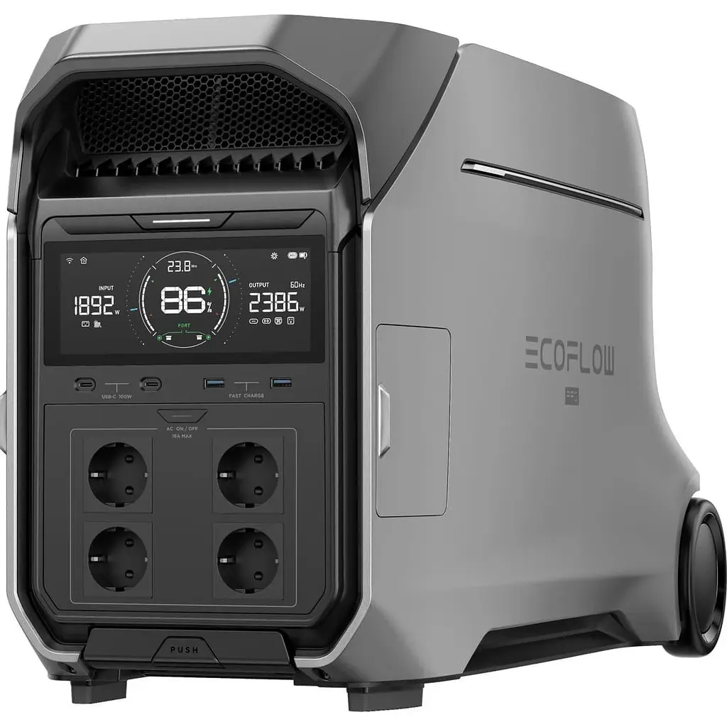 Портативна зарядна станція EcoFlow DELTA Pro 3 LiFePO4, 4096 Вт/ч 4000 Вт (EFDELTAPRO3-EU-CBox)