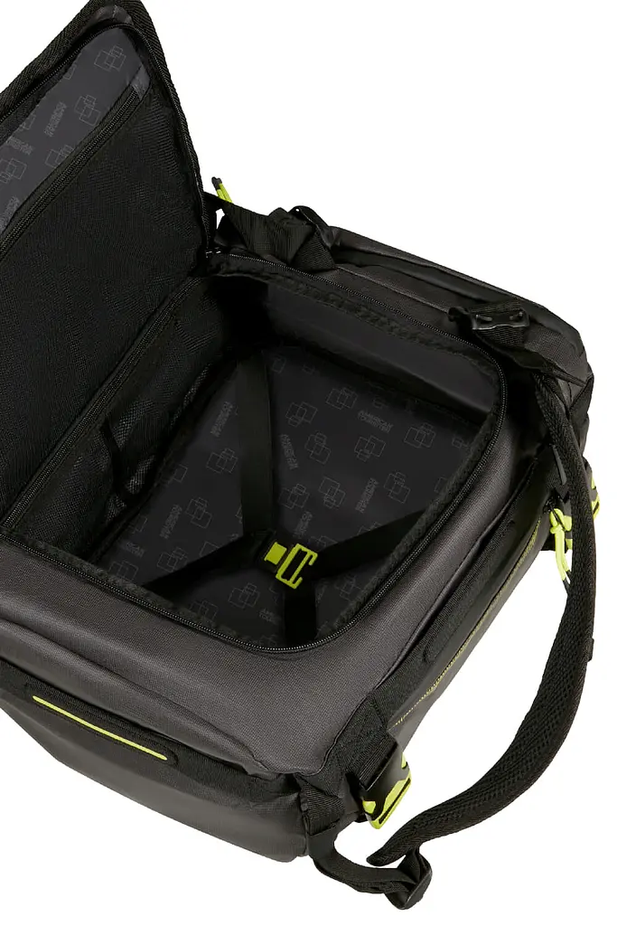 Дорожня Сумка-Рюкзак American Tourister URBAN TRACK BLACK/LIME 40х30х20 MD1*19216 - фото 5